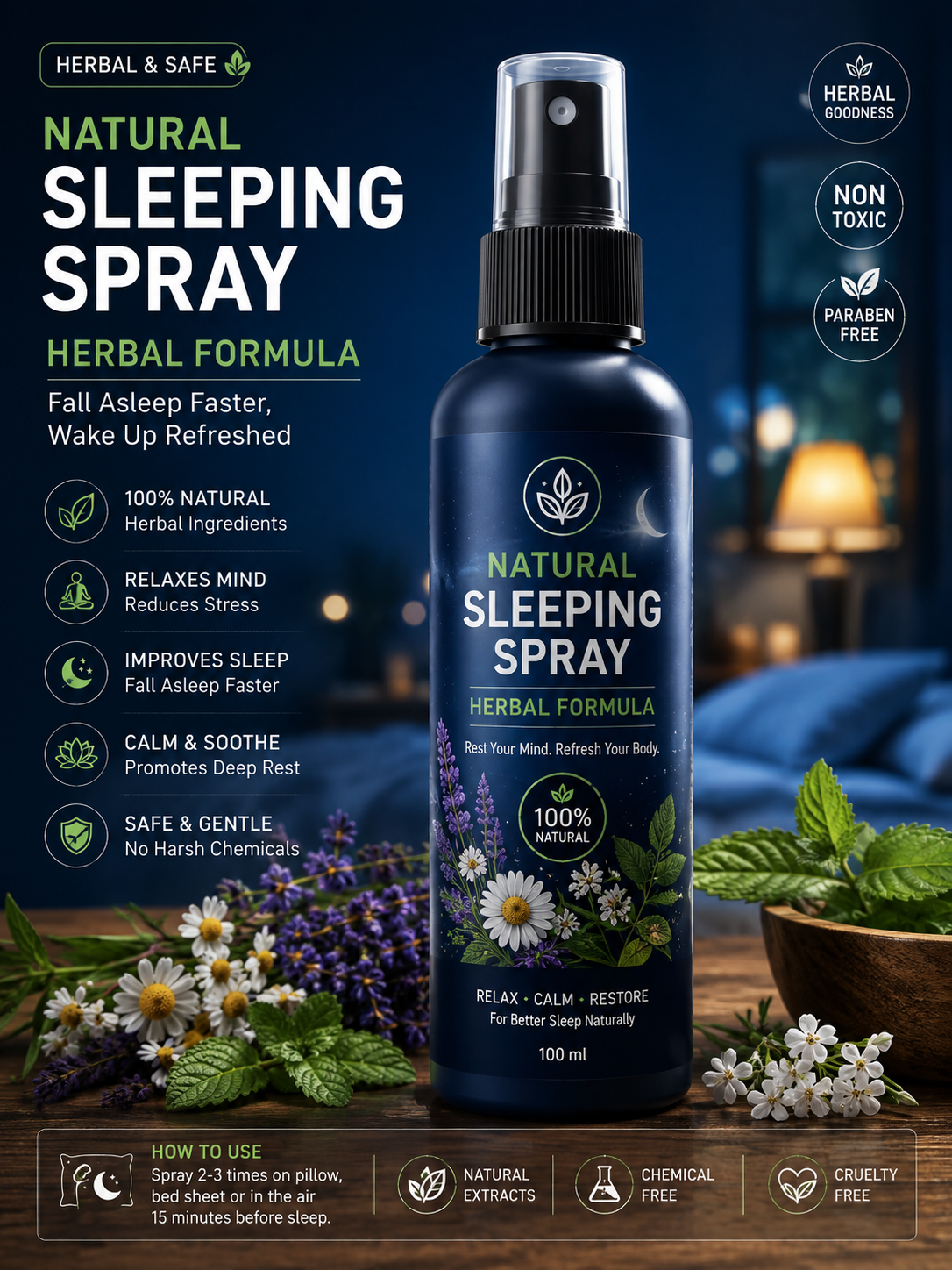 NATURAL SLEEPING SPRAY 2