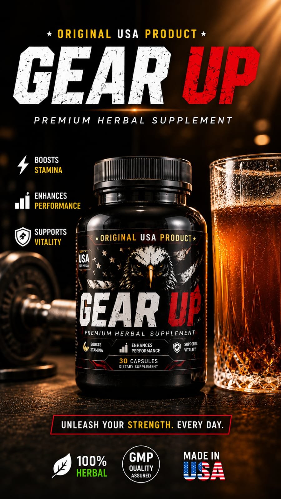 GEARUP NATURAL SUPPLIMENT USA 2
